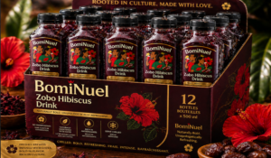 BomiNuel Zobo Hibiscus Drink-Vicky Pack (12x 550ml)
